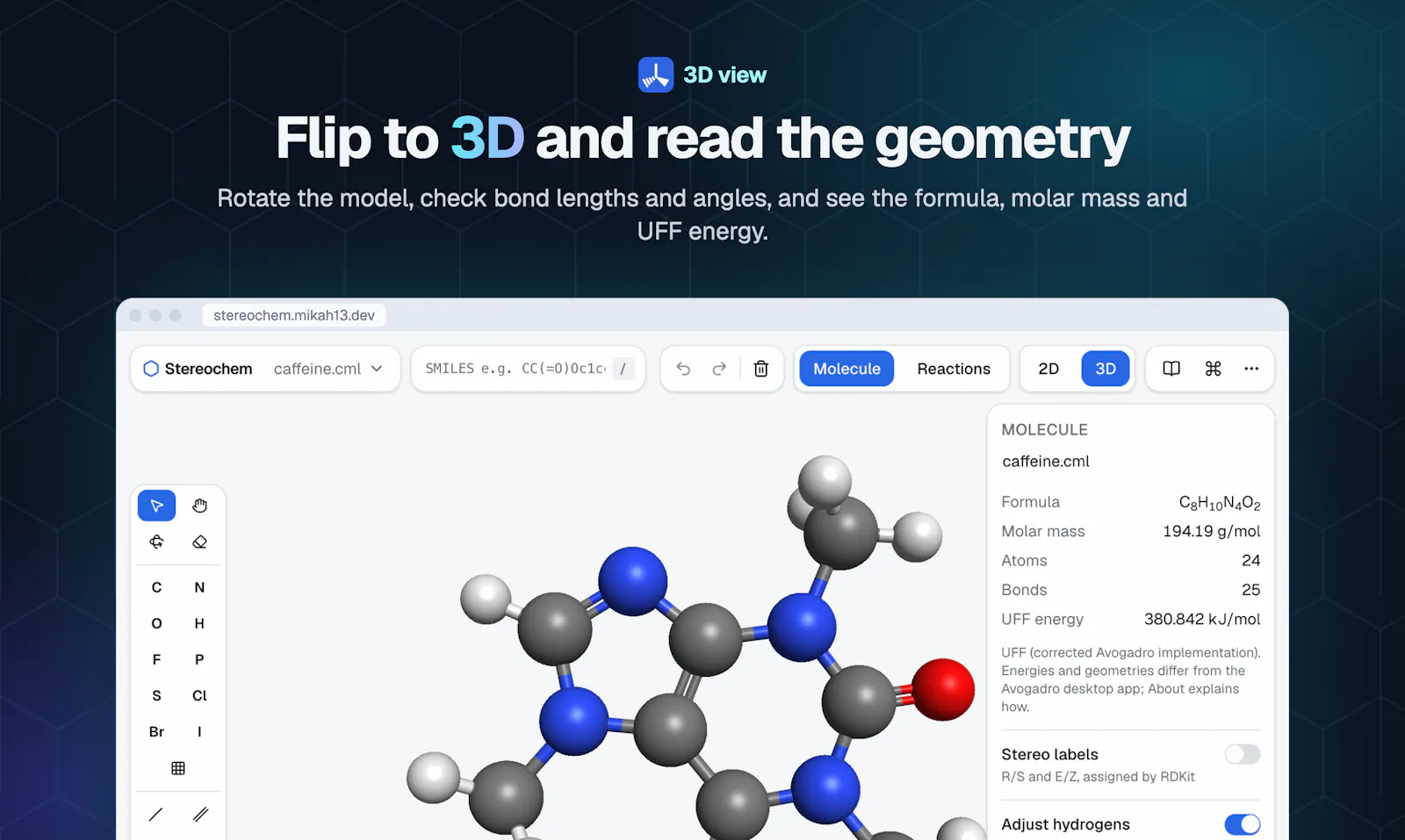 Stereochem screenshot 3