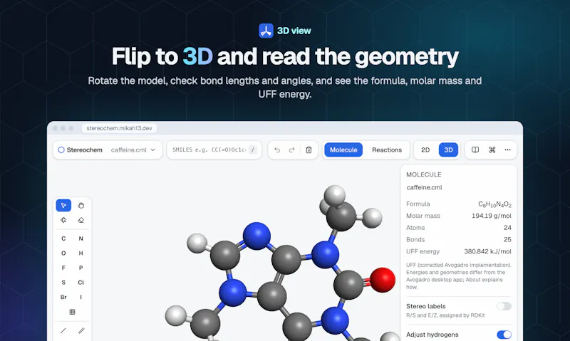 Stereochem screenshot 3