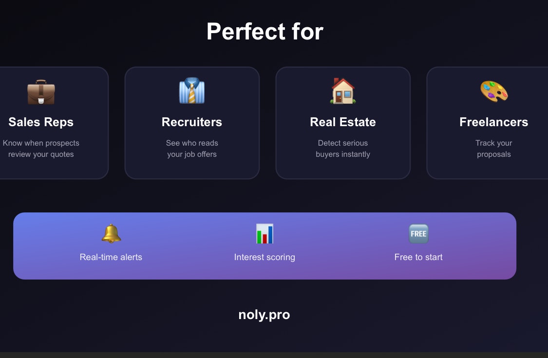 Noly - Screenshot 2 showing product features and functionality