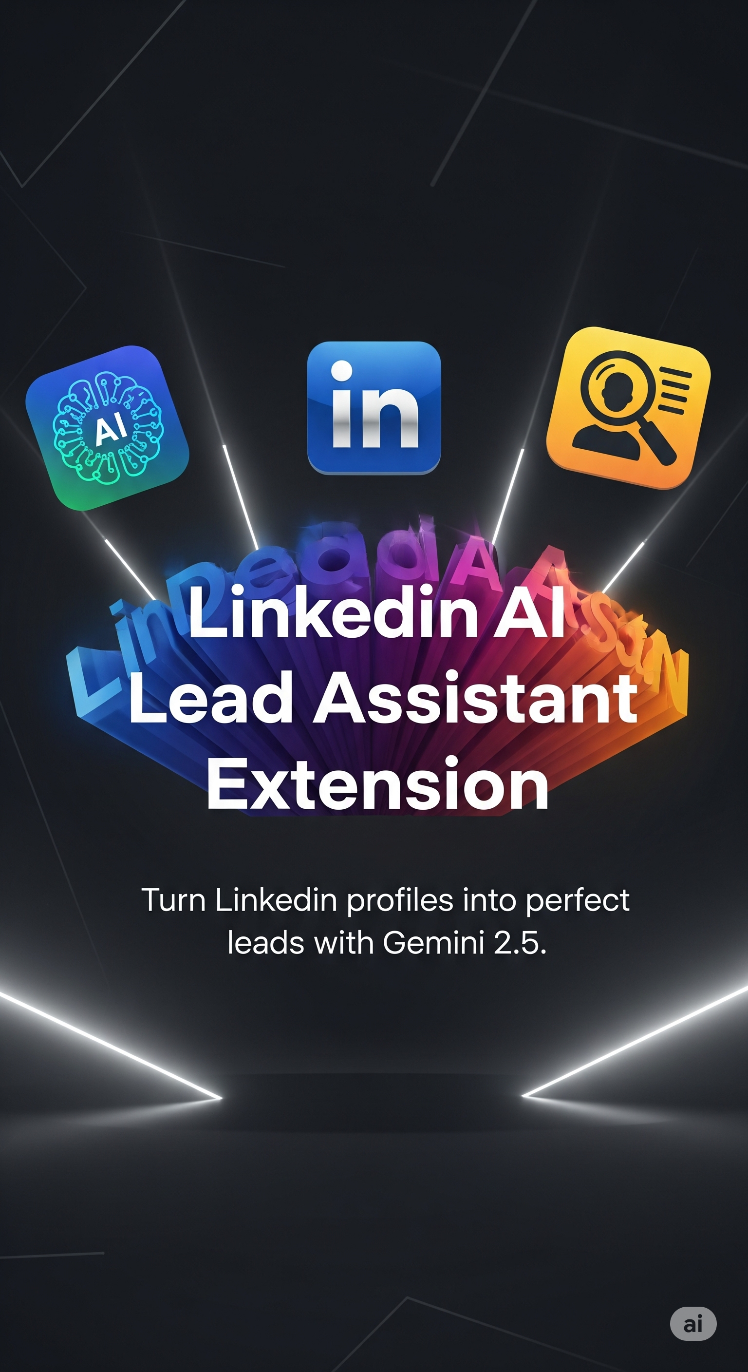 LinkedIn AI Lead Assistant Extension logo