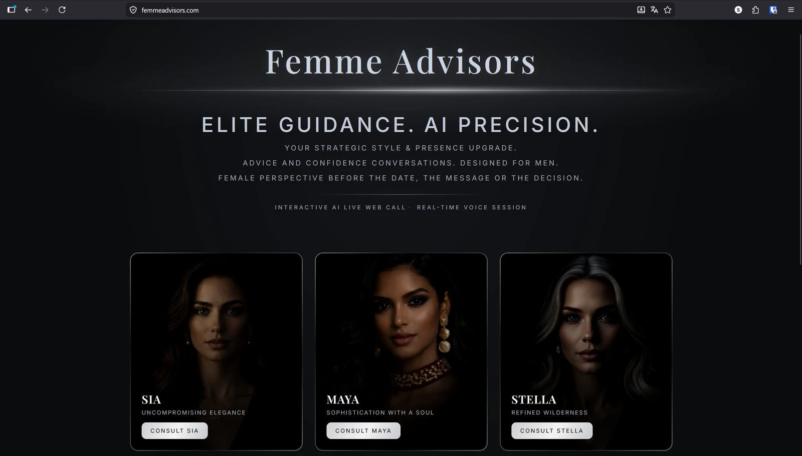 Femme Advisors screenshot 2