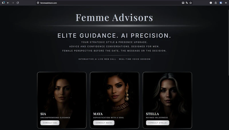 Femme Advisors screenshot 2