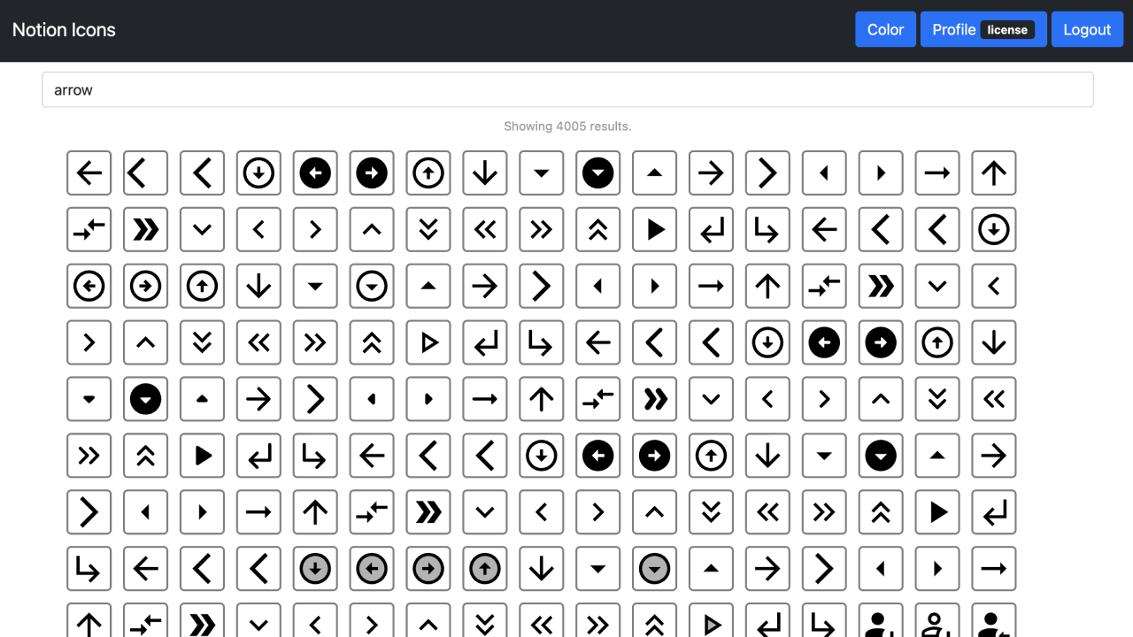 Notion Icons gallery image