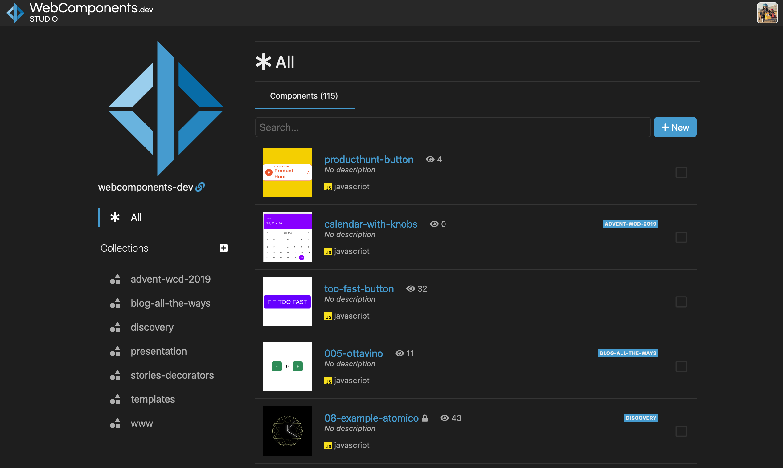 WebComponents.dev gallery image