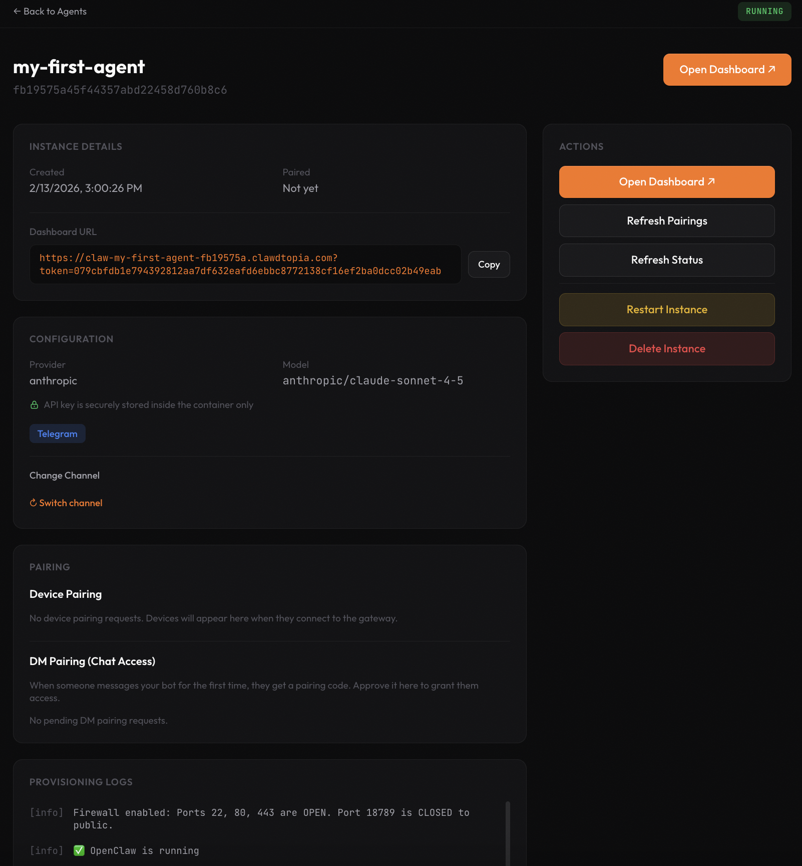 Clawdtopia - Screenshot 3 showing product features and functionality