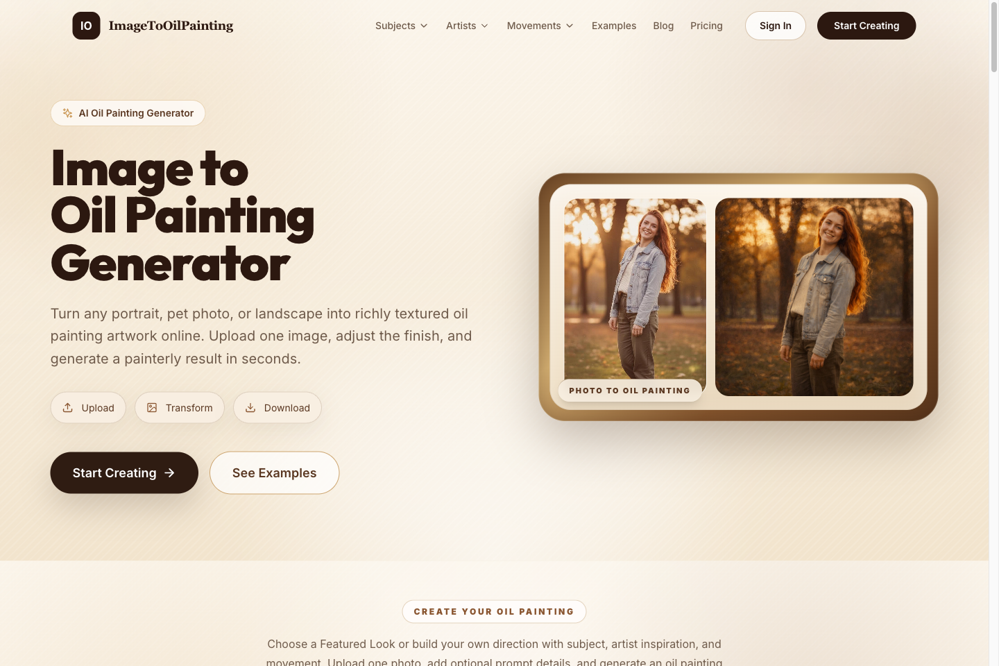 Image to Oil Painting gallery image