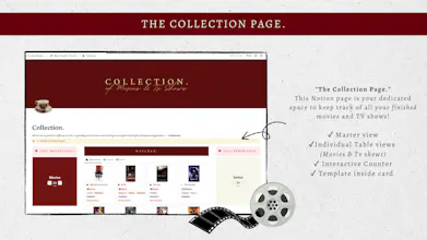 Watch Tracker 'Cinema' Template gallery image
