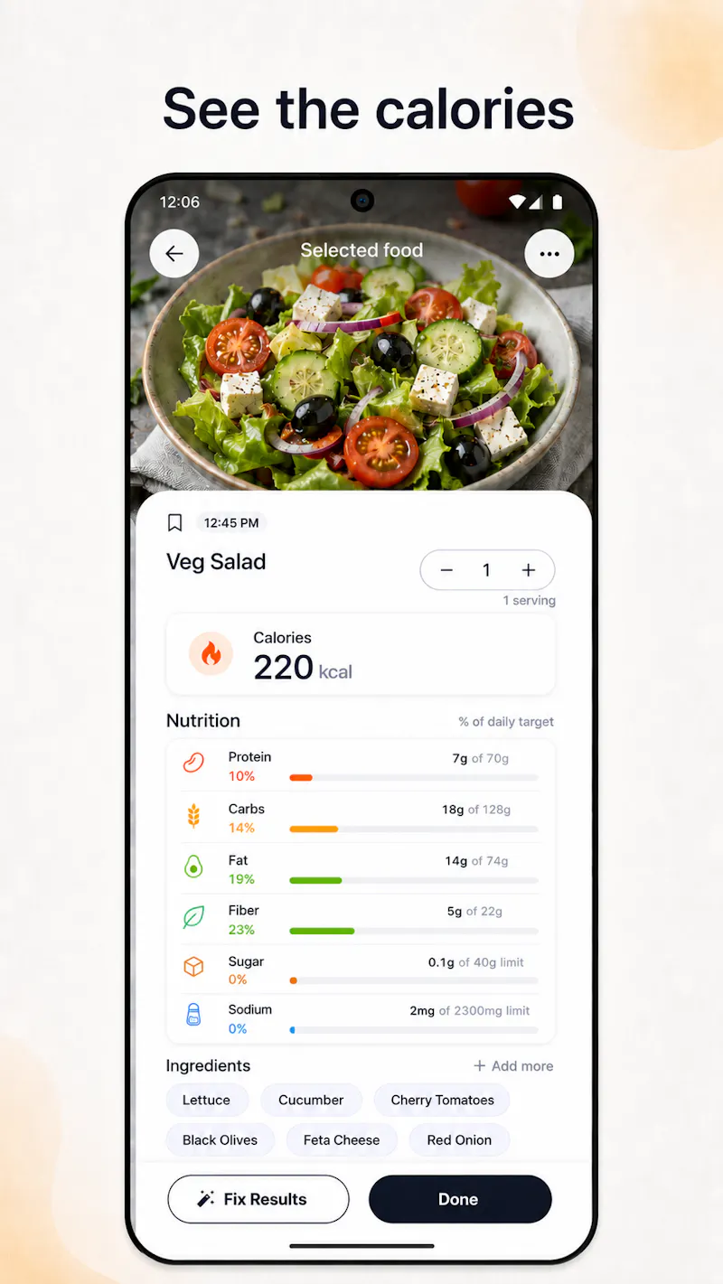 Caloriefit screenshot 4