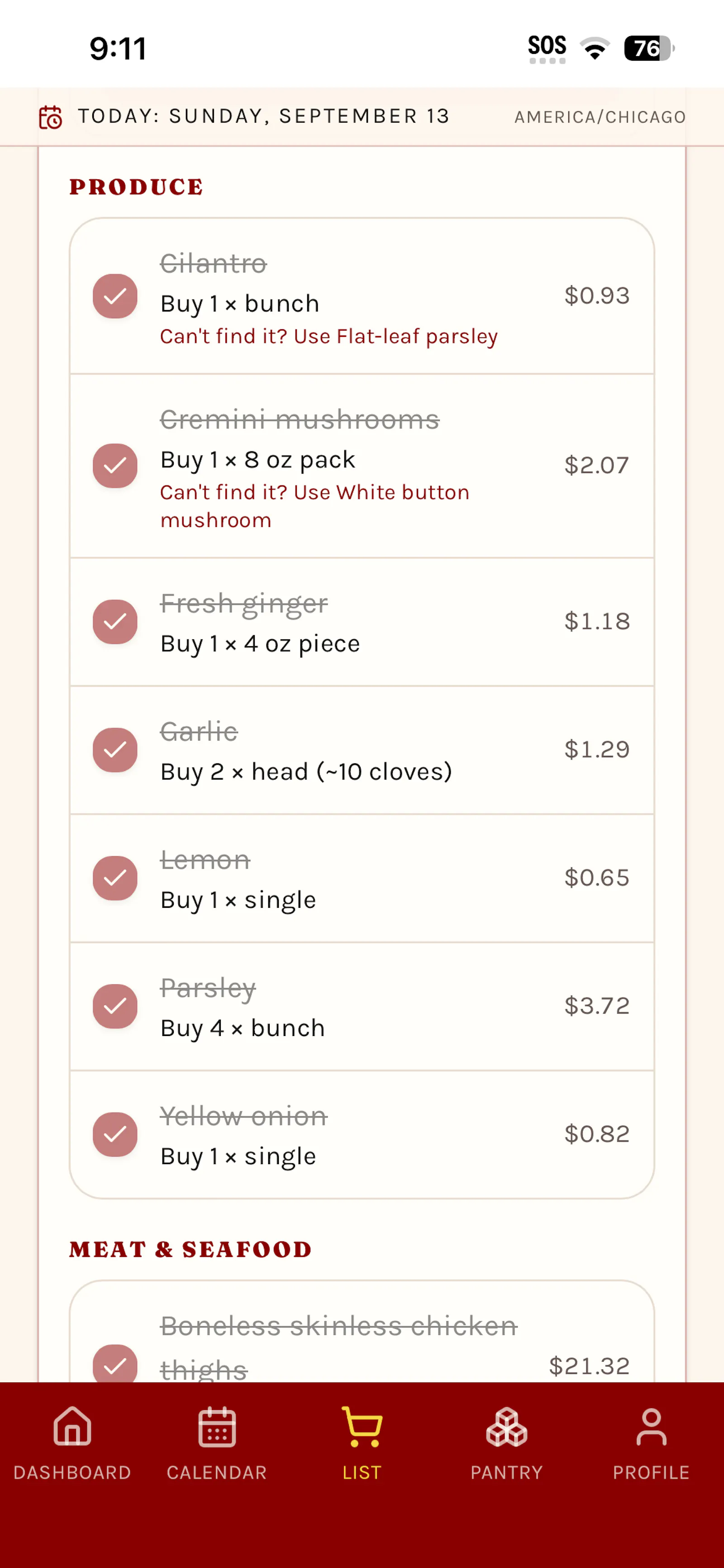 Simmer: Meal Planner screenshot 4