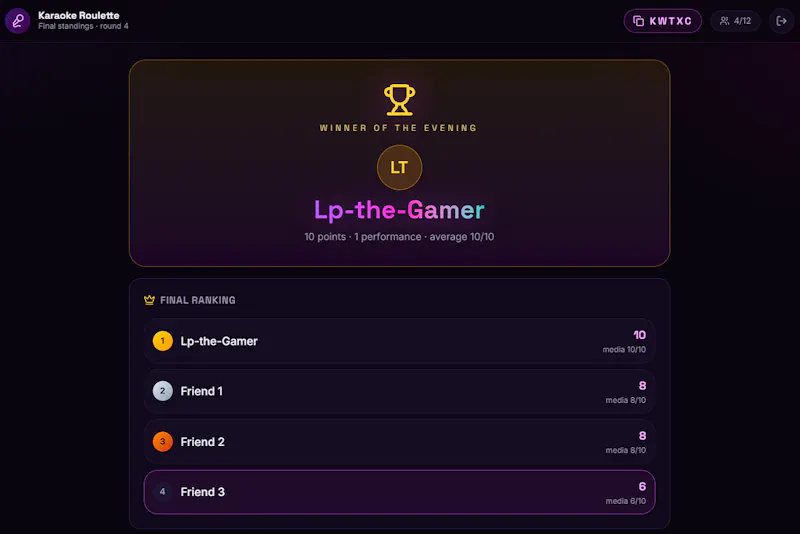 Karaoke Roulette: Sing & Compete screenshot 3