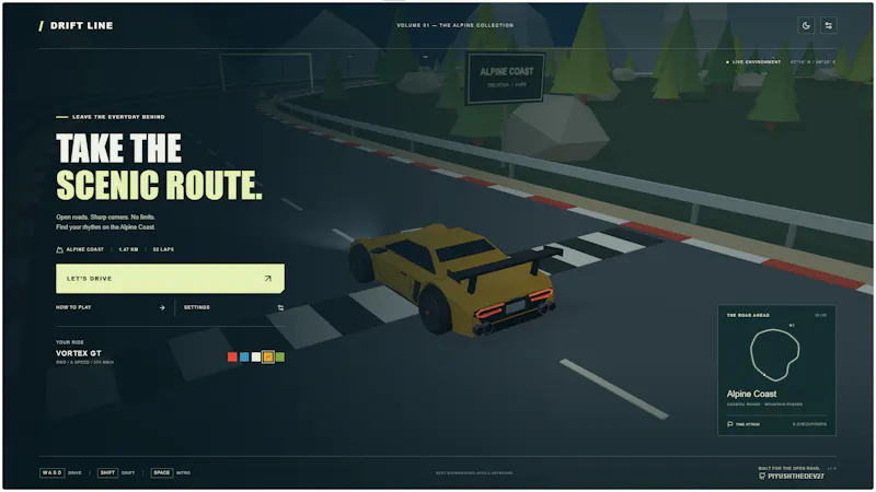 DRIFT LINE — Alpine Coast screenshot 3