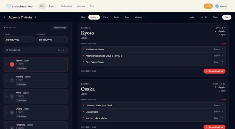 TravelMaxing | AI powered travel agency screenshot 7