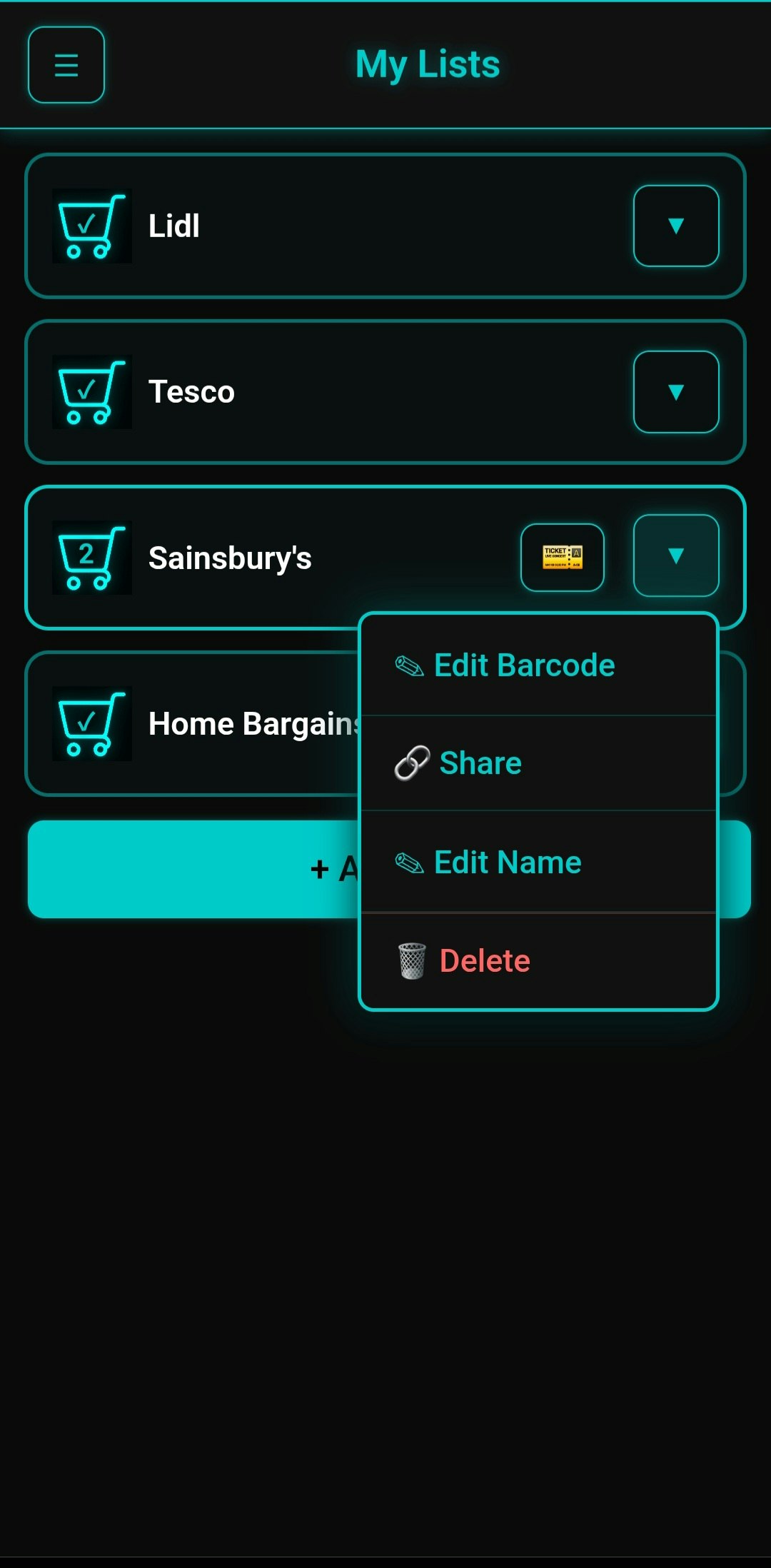 Neon Lists gallery image