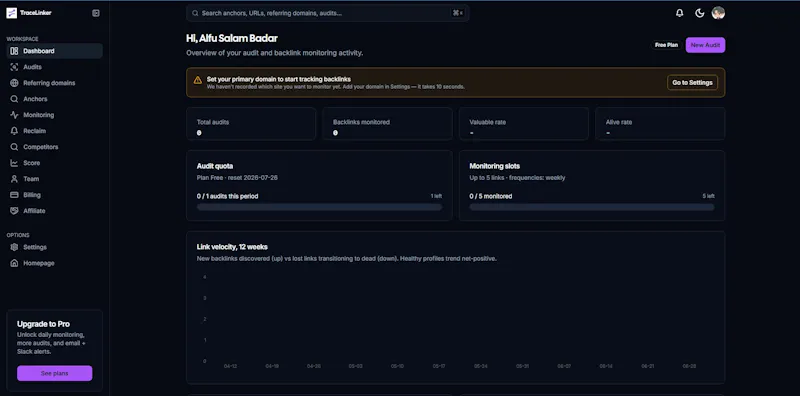 TraceLinker screenshot 3