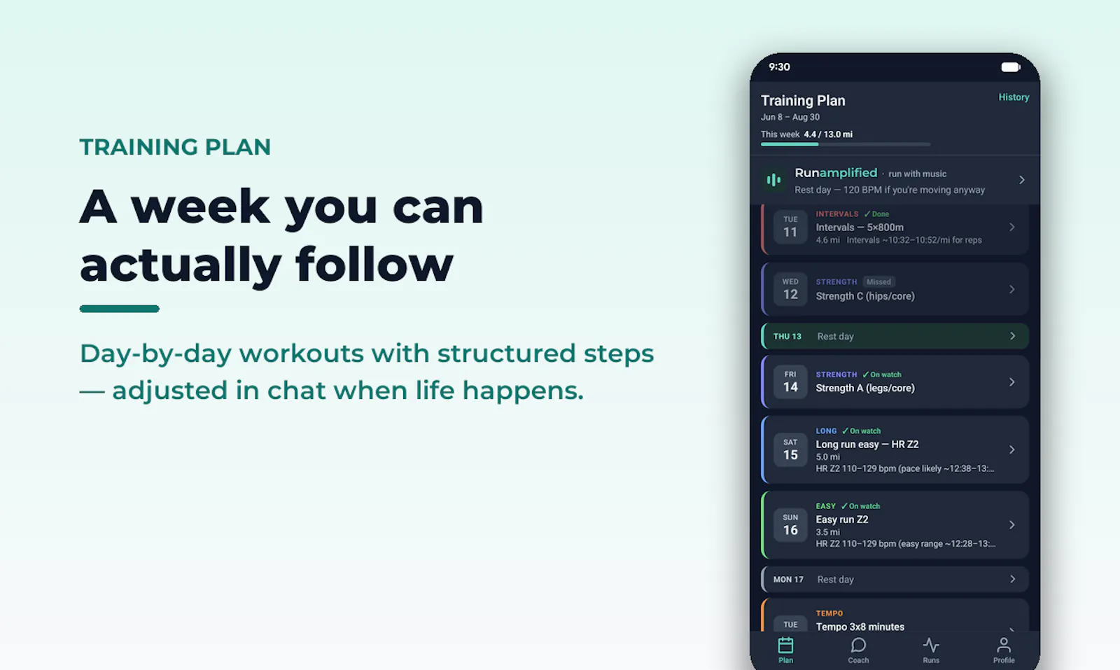 Runcaster Coach screenshot 3