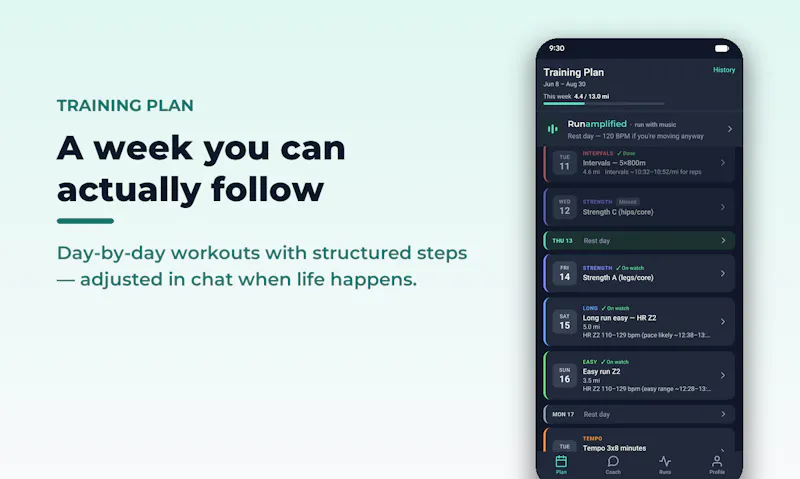 Runcaster Coach screenshot 3