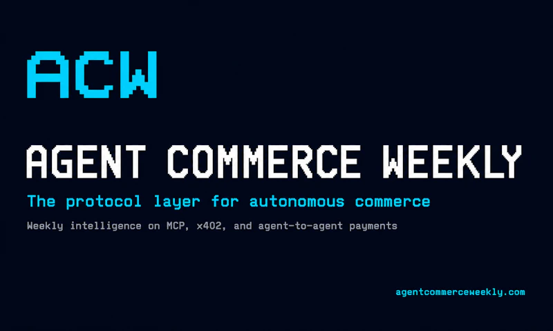 Agent Commerce Weekly screenshot 1