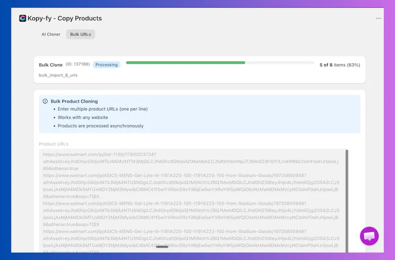 Cloneify/Kopy‑fy Import & Copy Products screenshot 6