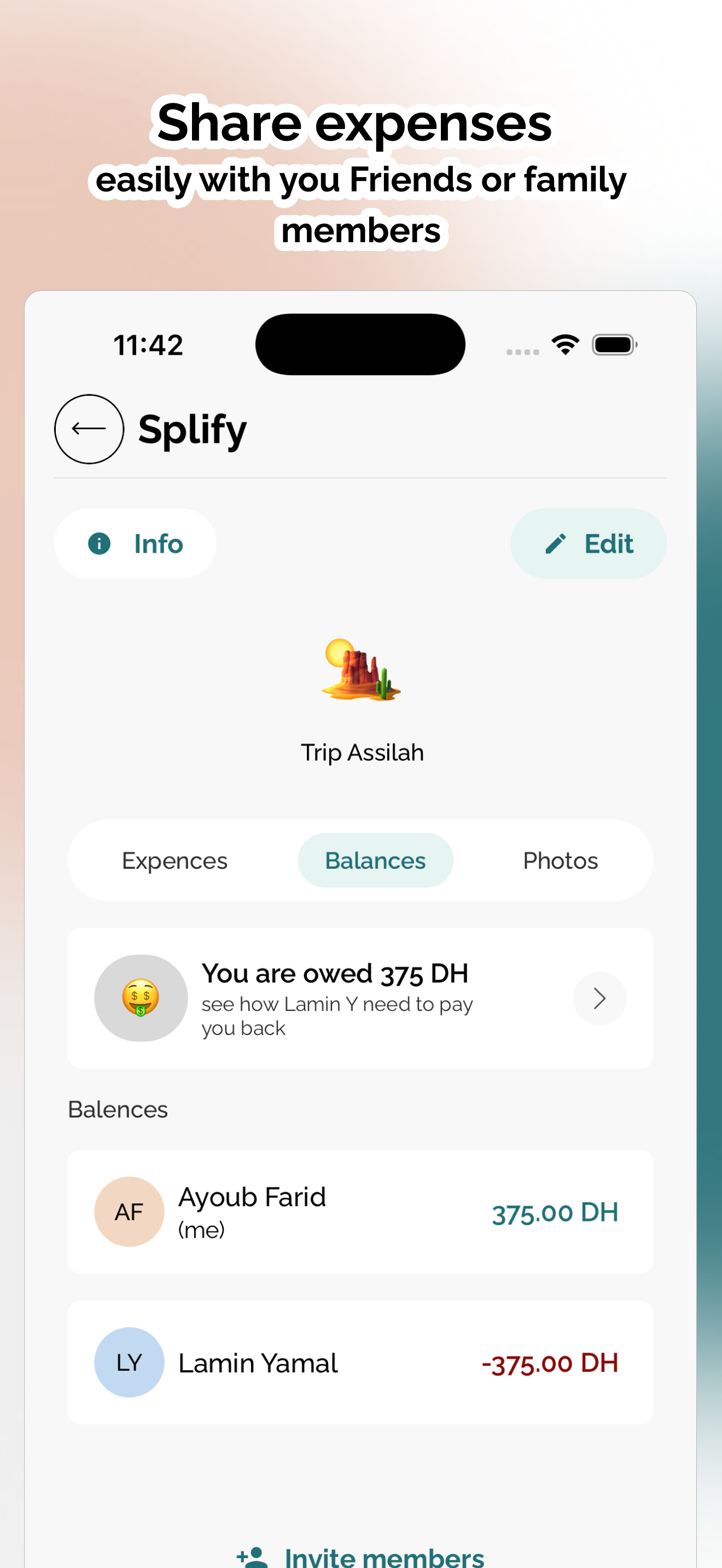Splify - Split bills with friends ,roommate media 2