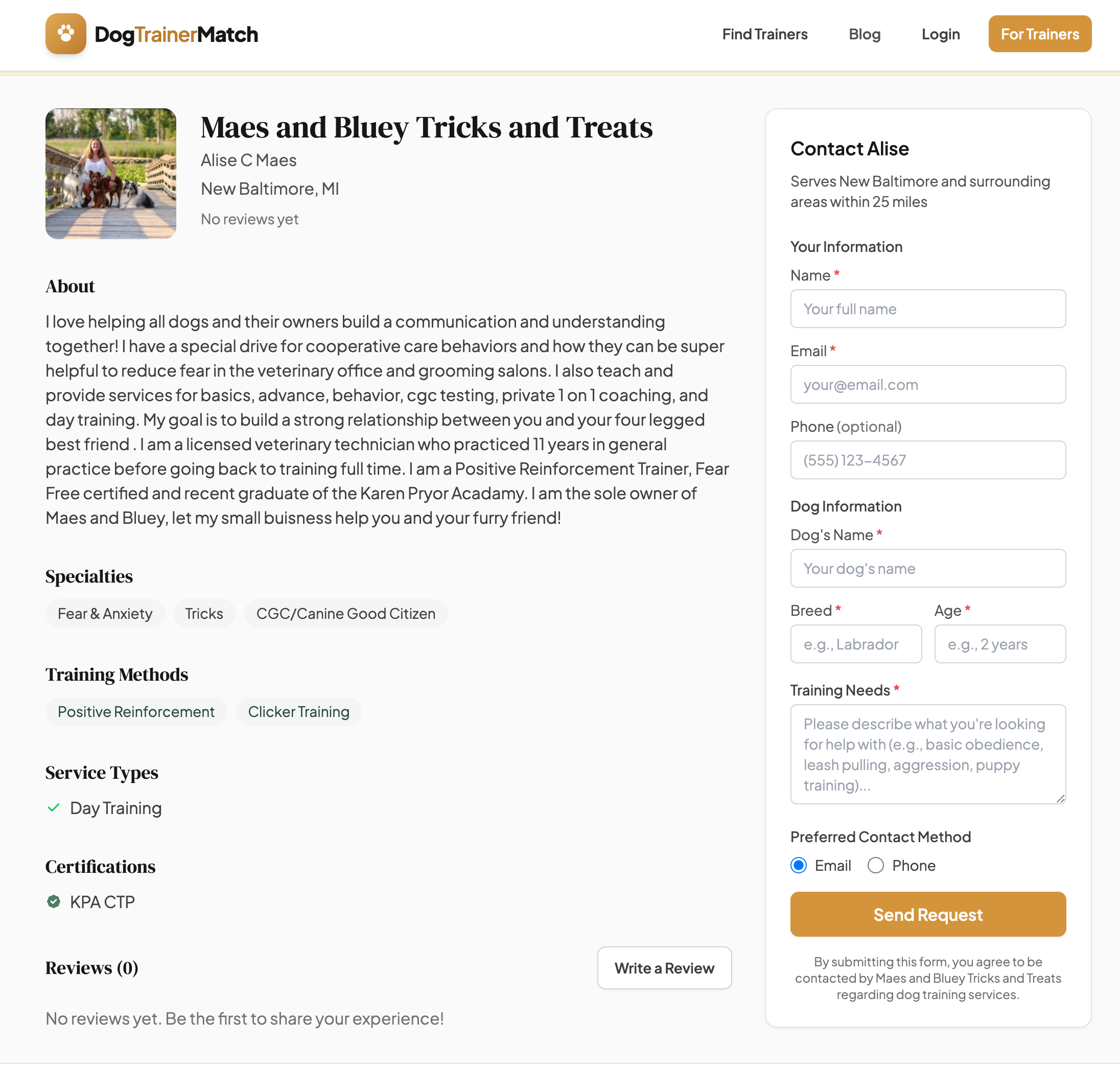 Dog Trainer Match gallery image