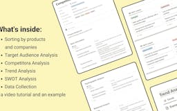 Notion Market Research Template media 2