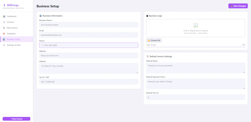 BillForge screenshot 4