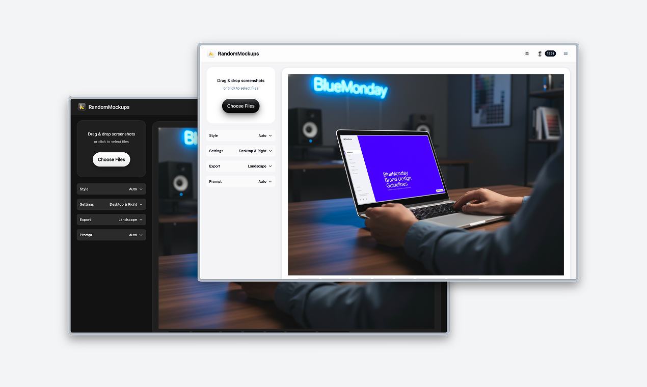 RandomMockups - AI Mockup Generator gallery image