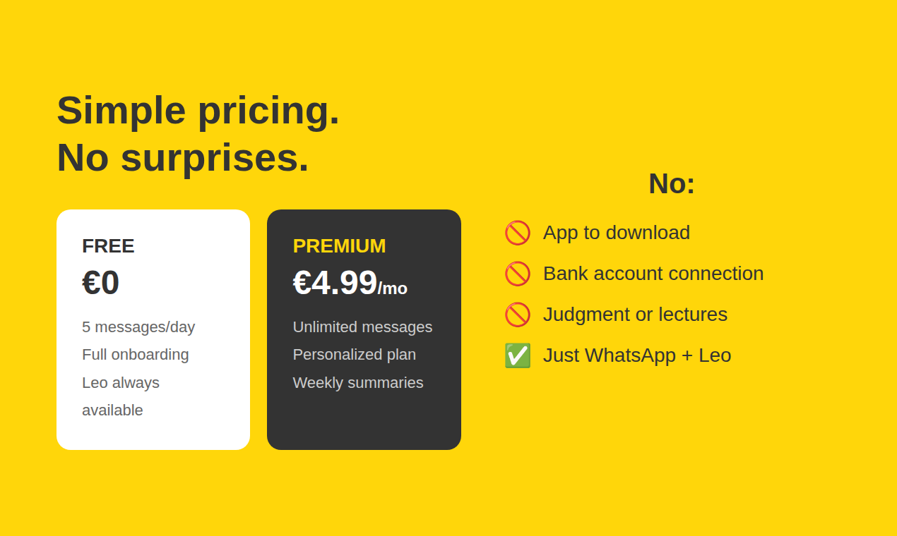 Billfy. Tu coach financiero por WhatsApp gallery image