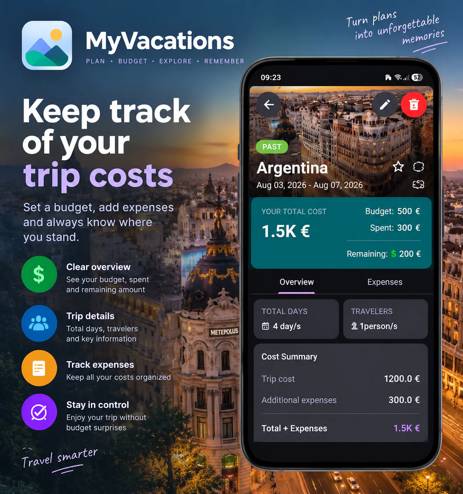 MyVacations screenshot 3