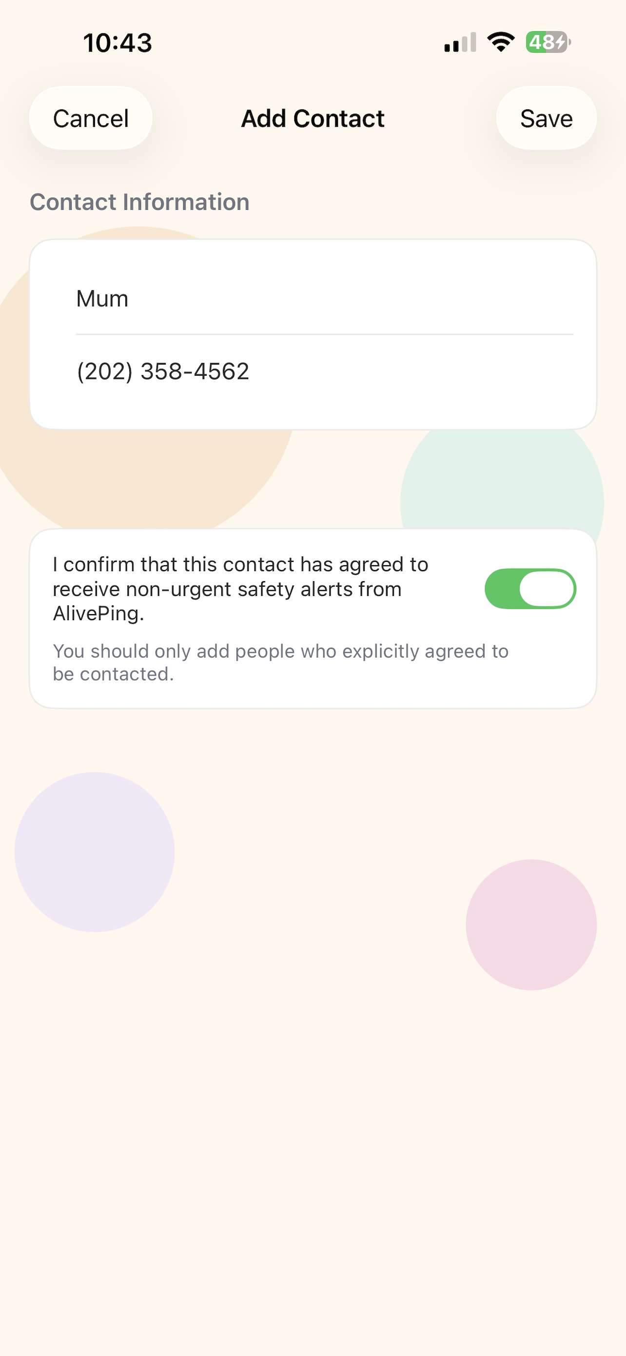 AlivePing Check-in gallery image