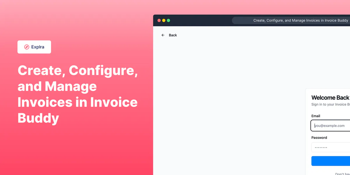 Invoice Buddy 제품 배너