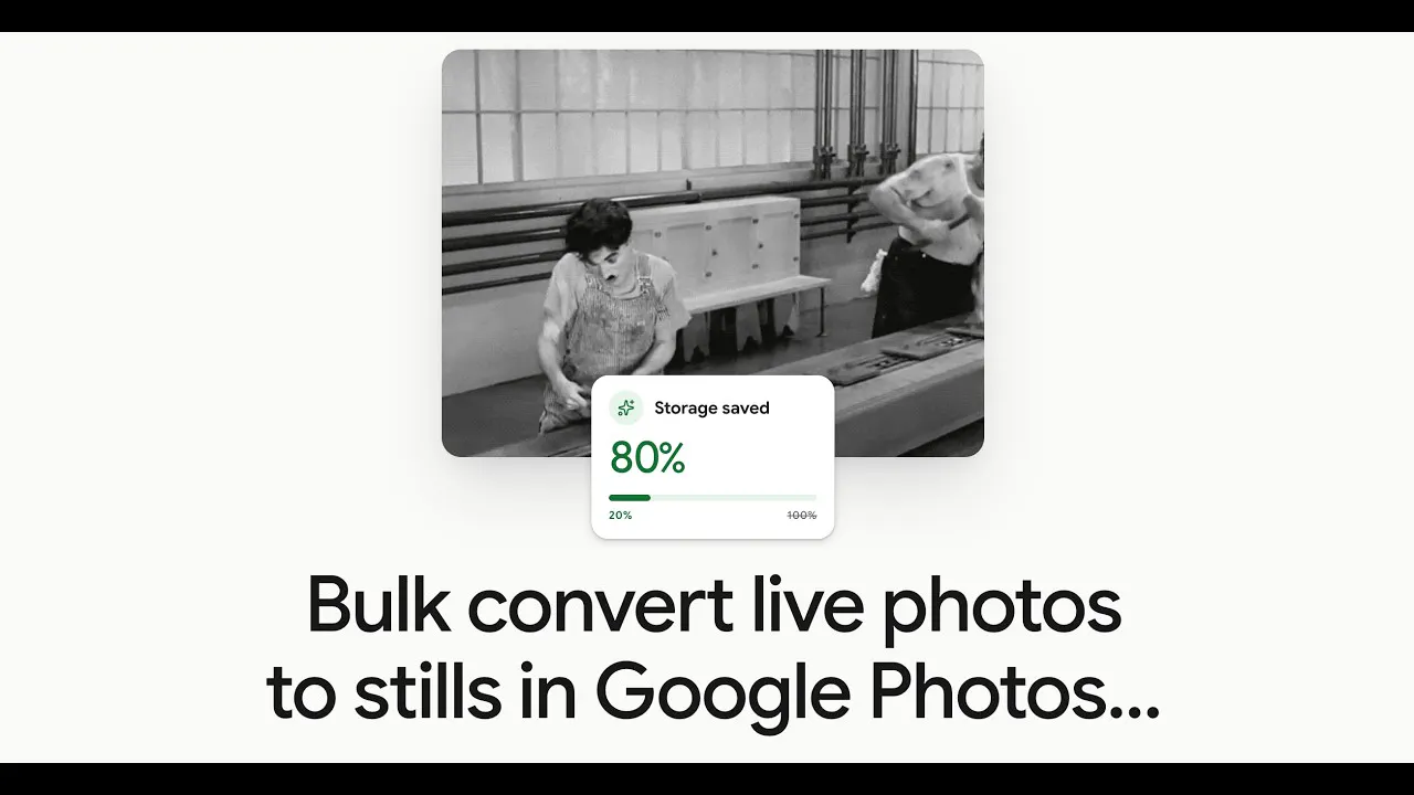 Convert to Stills for Google Photos gallery image