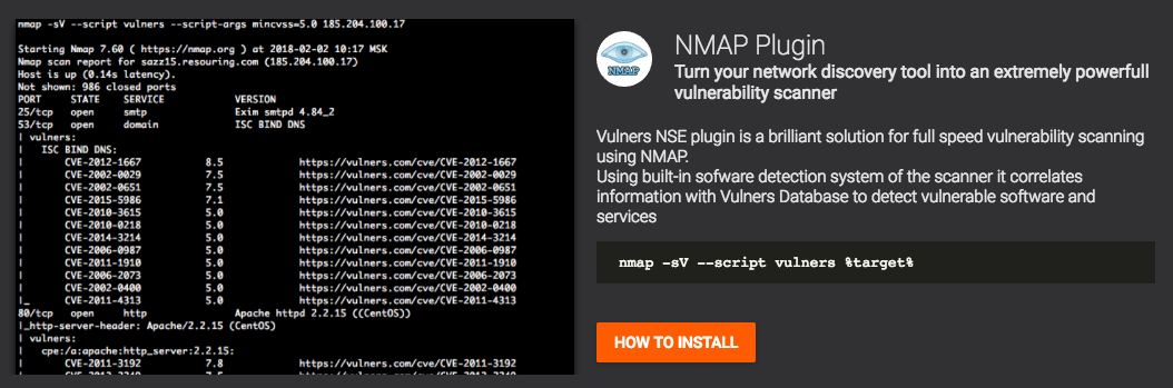 Vulners: complete security database gallery image