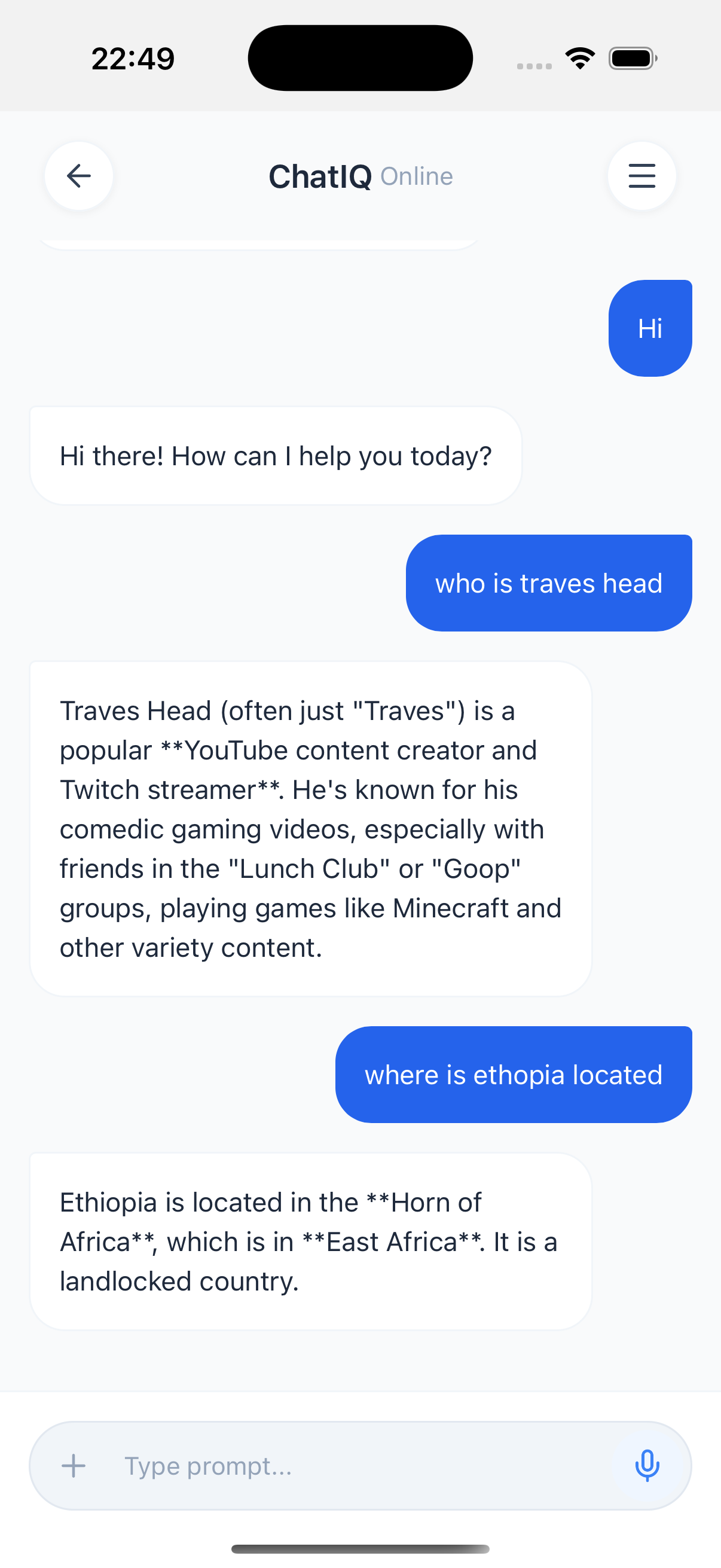 AI Chat UI Kit — React Native + Expo gallery image