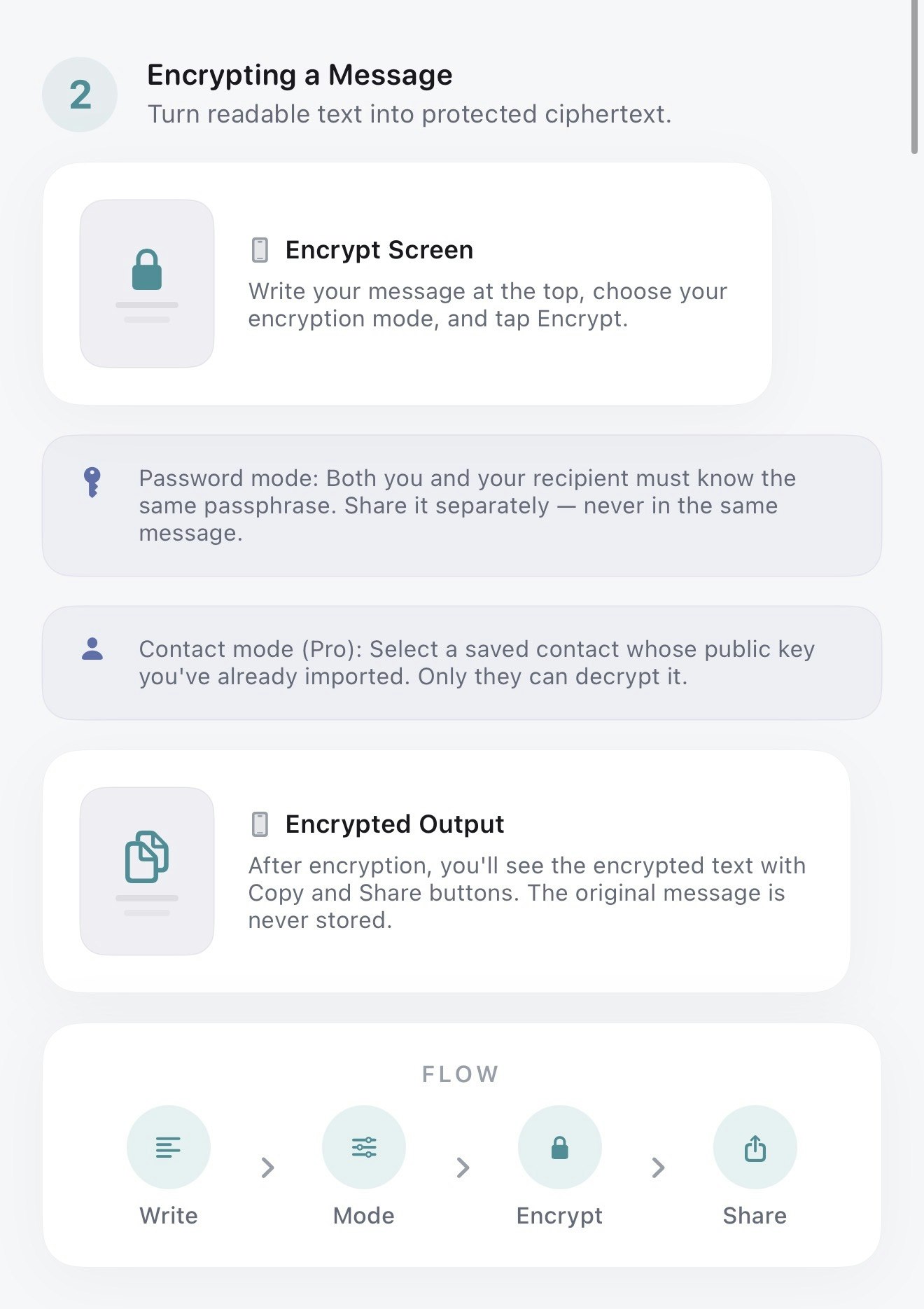 Veiltext Encrypt anything Send anywhere. gallery image