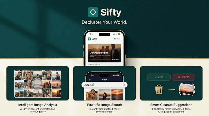 Sifty - Clean, Decluttered Gallery screenshot 1