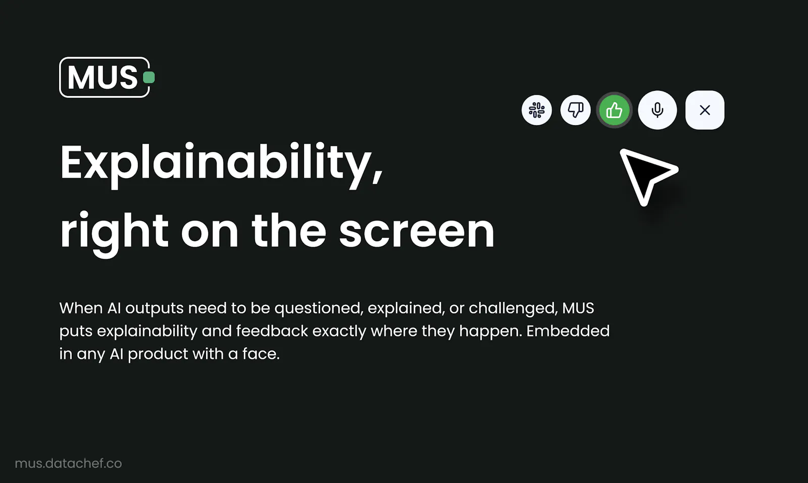 DataChef MUS screenshot 1
