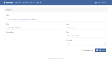 LinkAce gallery image