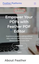 FeatherPlatforms PDF Editor gallery image