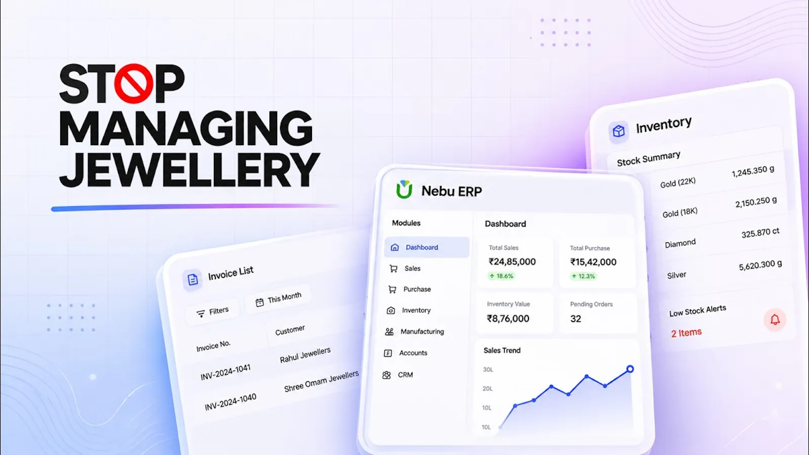Jewellery Billing Software screenshot 1 (video preview)