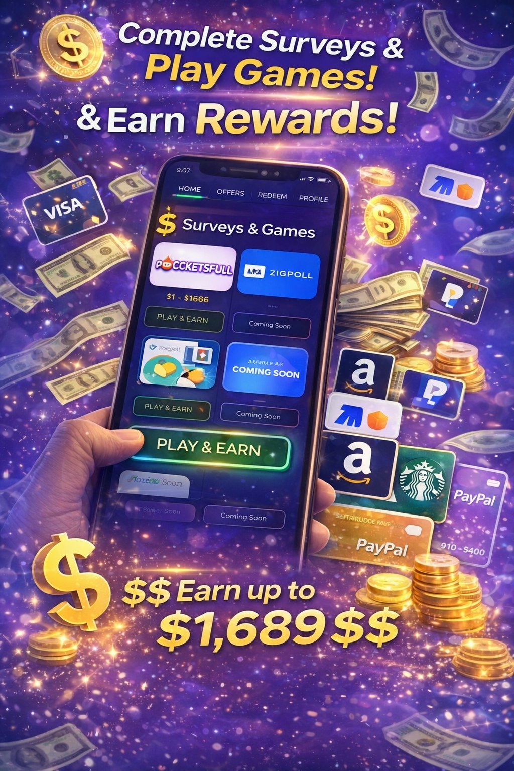 top earning survey - Main product screenshot demonstrating key features and user interface