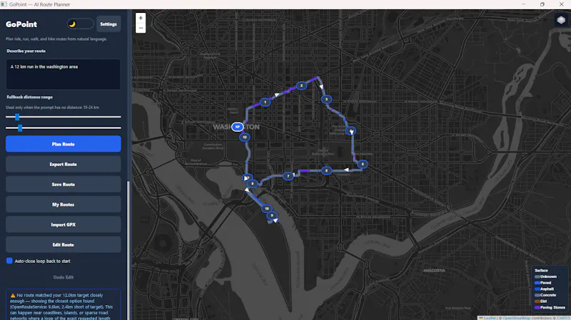 GoPoint screenshot 2
