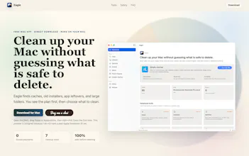 Eagle · Clean up your Mac safely gallery image