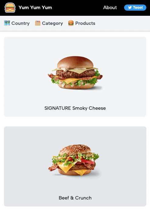 世界中のマクドナルドのメニュー media 2