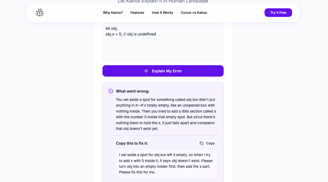 KarBug v1.0 - Screenshot 3 showing product features and functionality