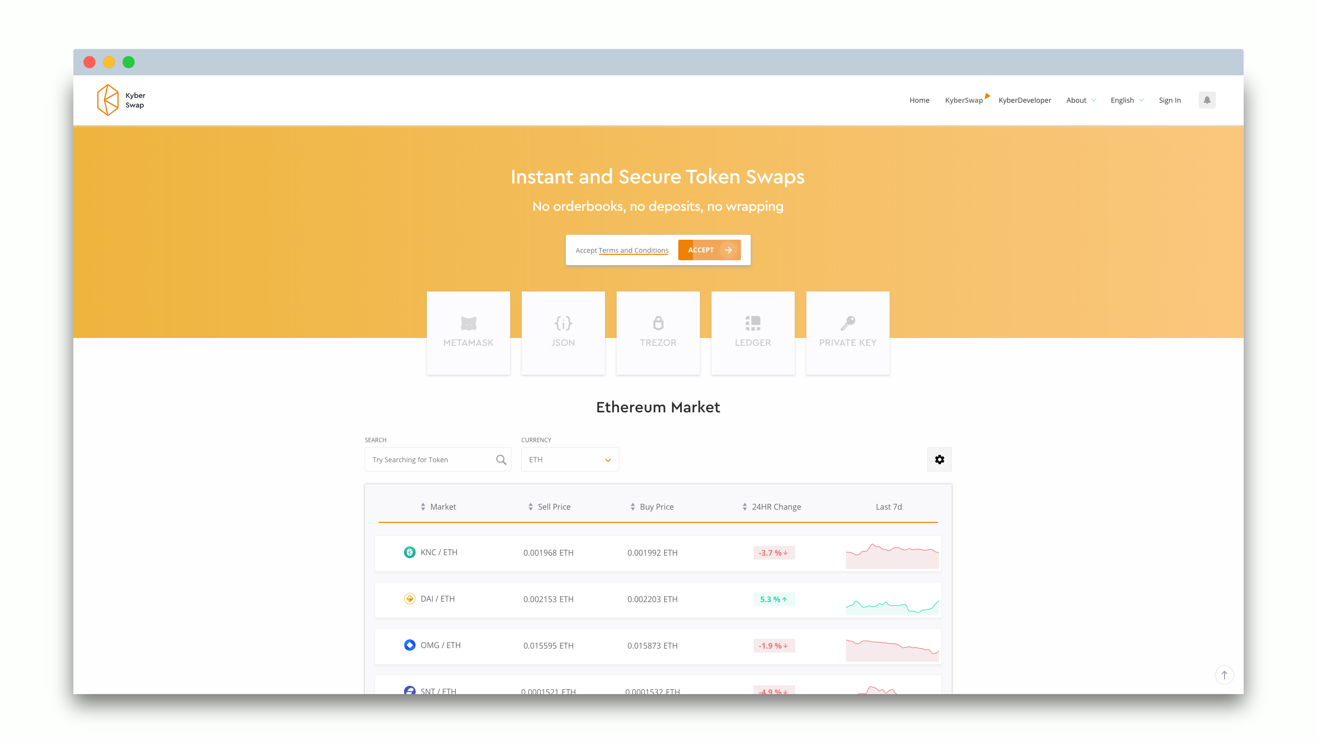Kyber Swap gallery image