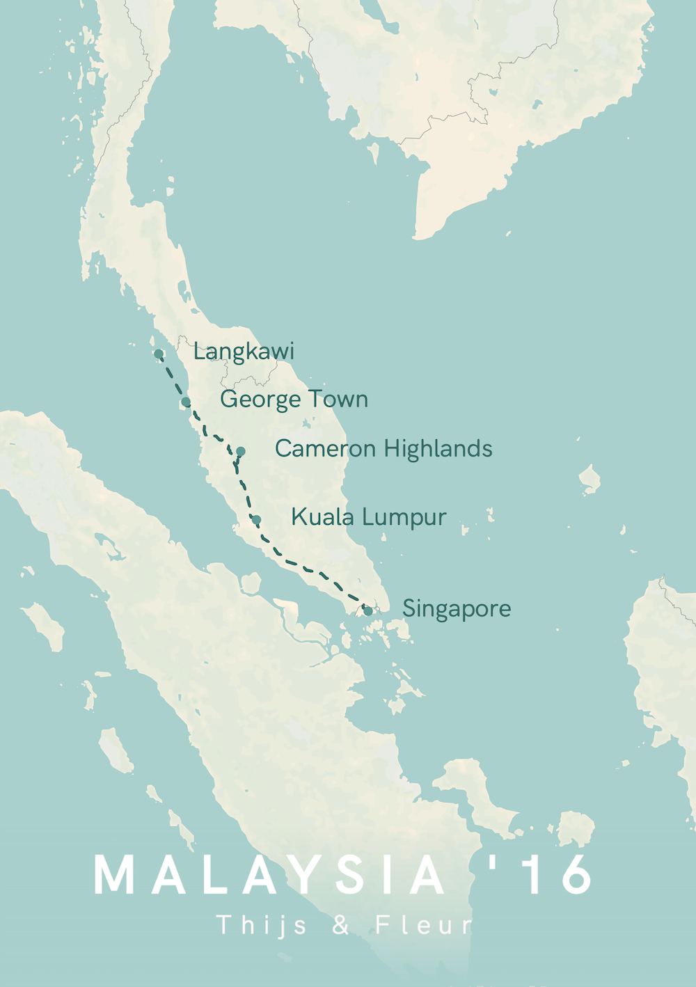 My Holiday Map Image