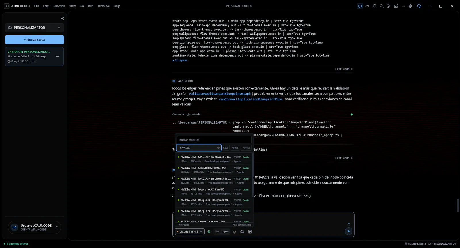 Airuncode screenshot 2