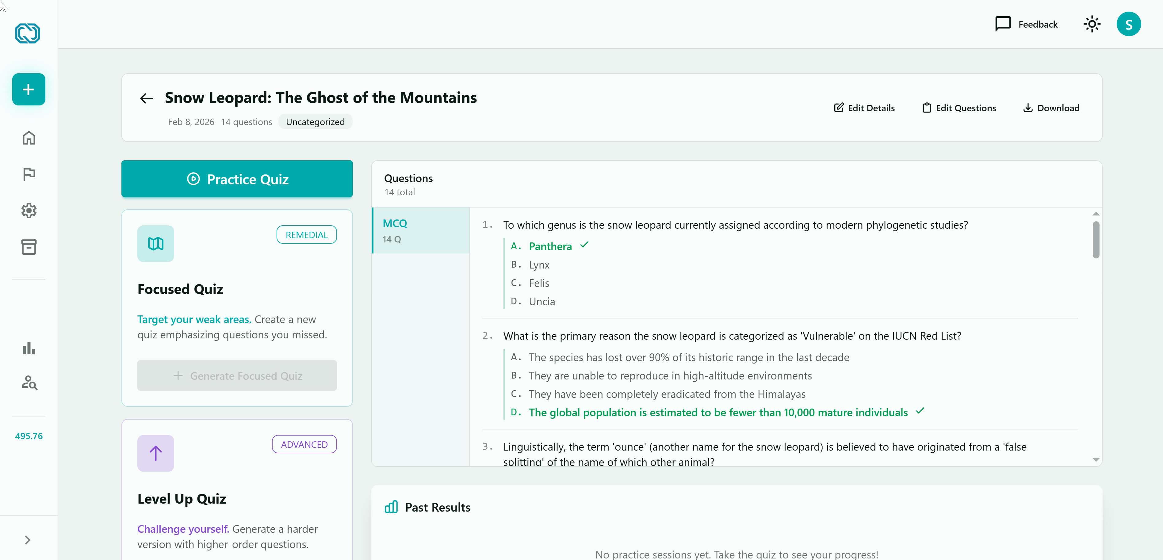 QuizWhiz - Screenshot 2 showing product features and functionality