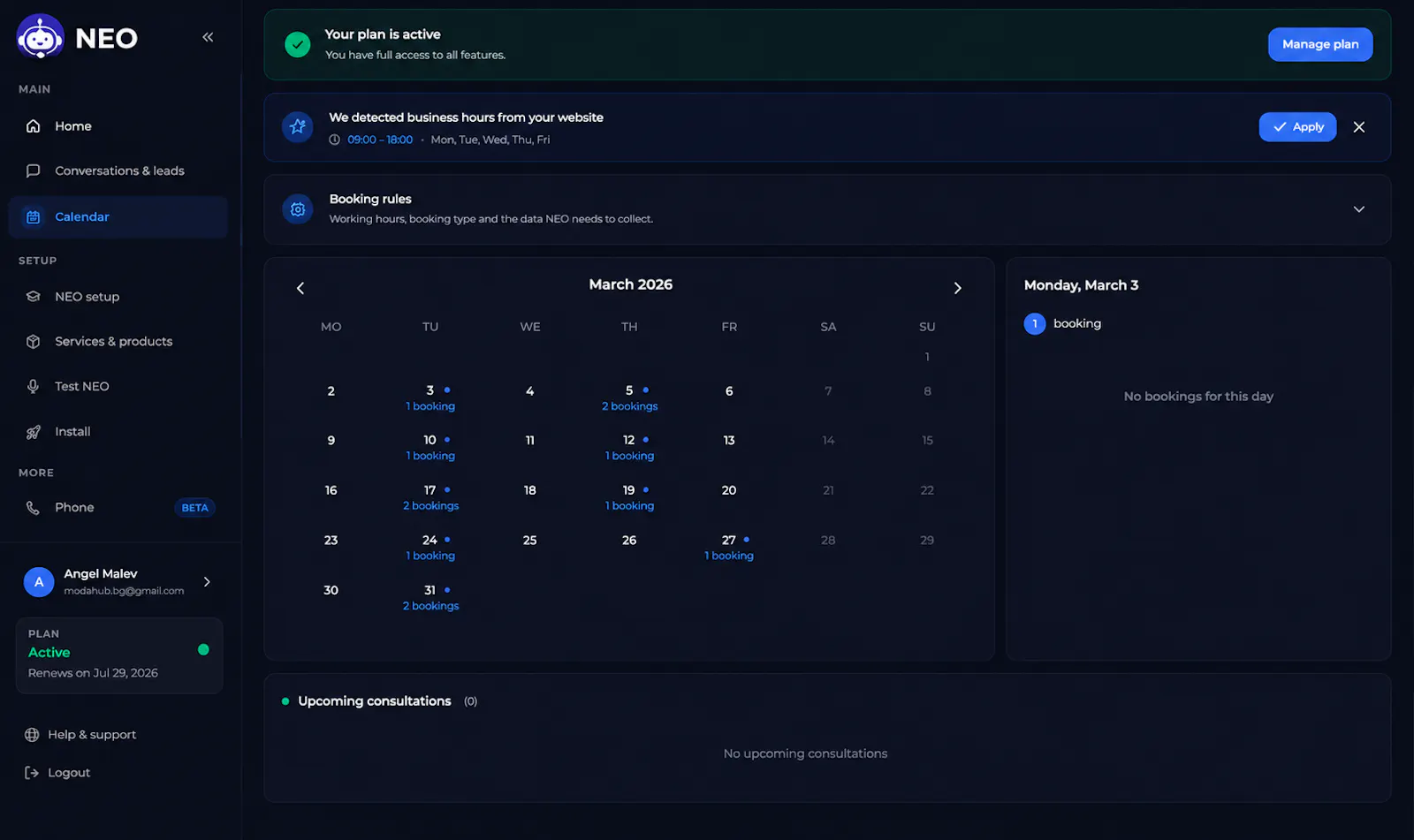 NEO Assistant screenshot 3
